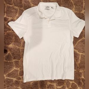Calvin Klein Men's white polo shirt